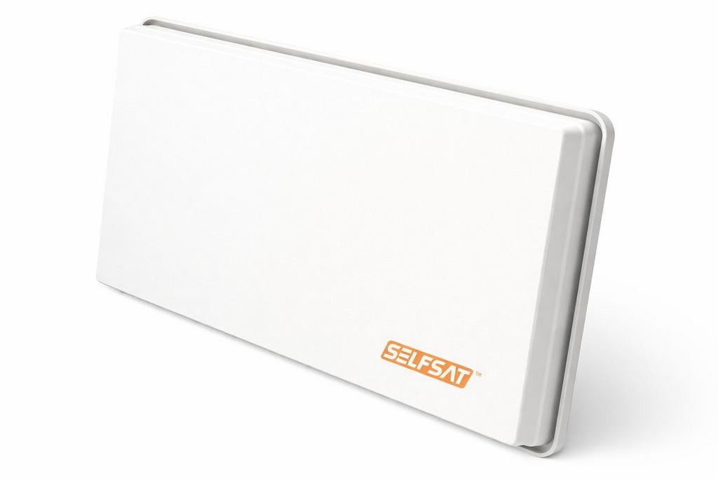 Te koop: Selfsat H30D4 platte satellietantenne (wit), Ophalen