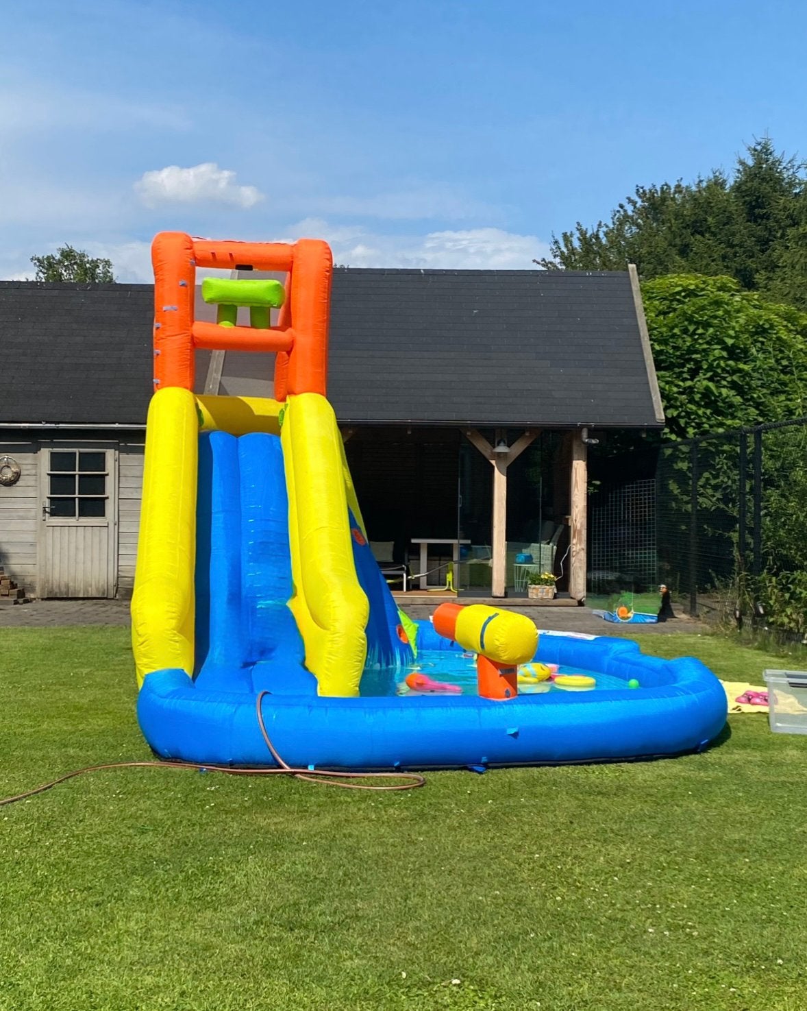 Waterpark zwembad bestway H2O mount splashmore, Enlèvement, Utilisé