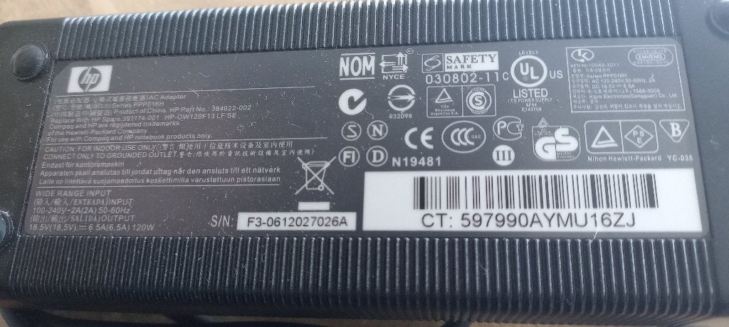 HP Voeding, Ophalen of Verzenden, Nieuw, HP (hewlett packard)