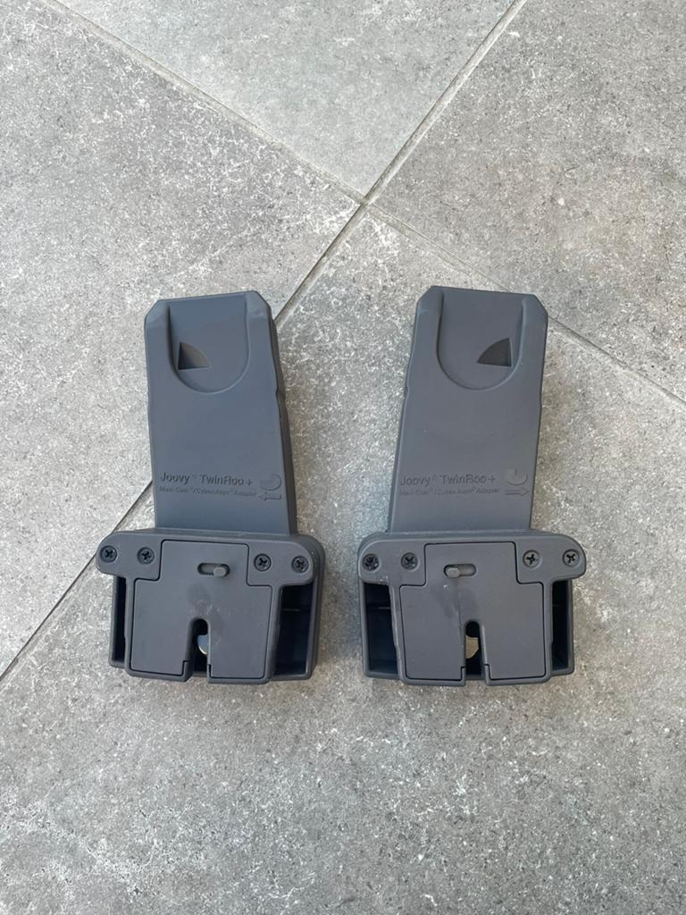 JOOVY Twin Roo Maxi-Cosi Car Seat Adapter by Joovy, Kinderen en Baby's, Ophalen, Verstelbare rugleuning, Autogordel, Zo goed als nieuw