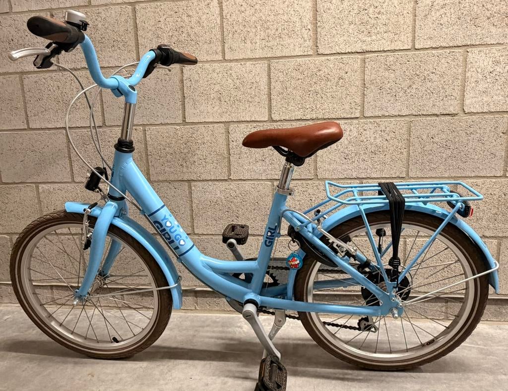 Bikefun YOU GO GIRL meisjesfiets 20 inch, Ophalen, Velgrem, Versnellingen, Zo goed als nieuw