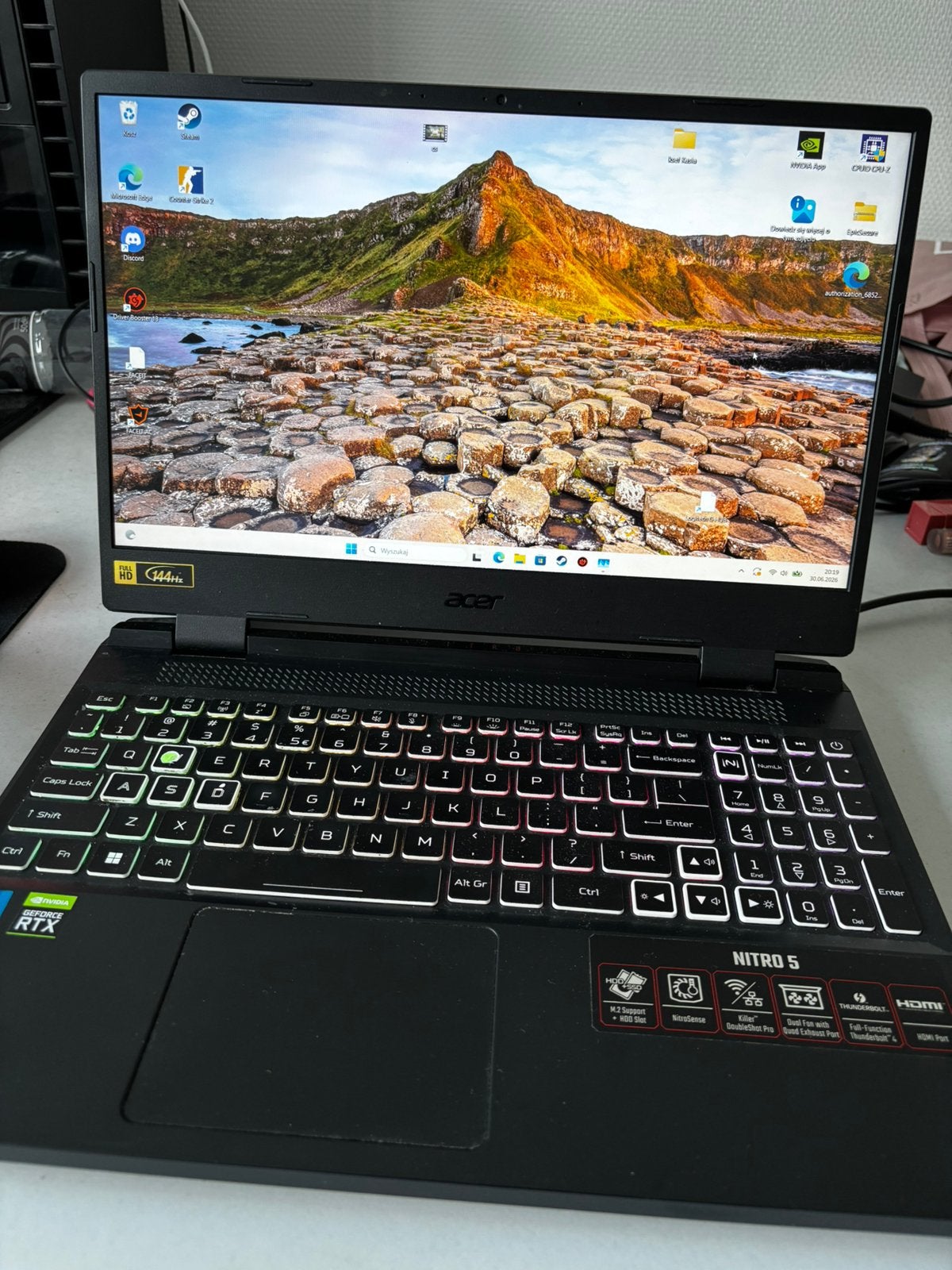 Acer Nitro 5 RTX 3060 i5 32gb, Computers en Software, Windows Laptops, Ophalen, Gebruikt, SSD