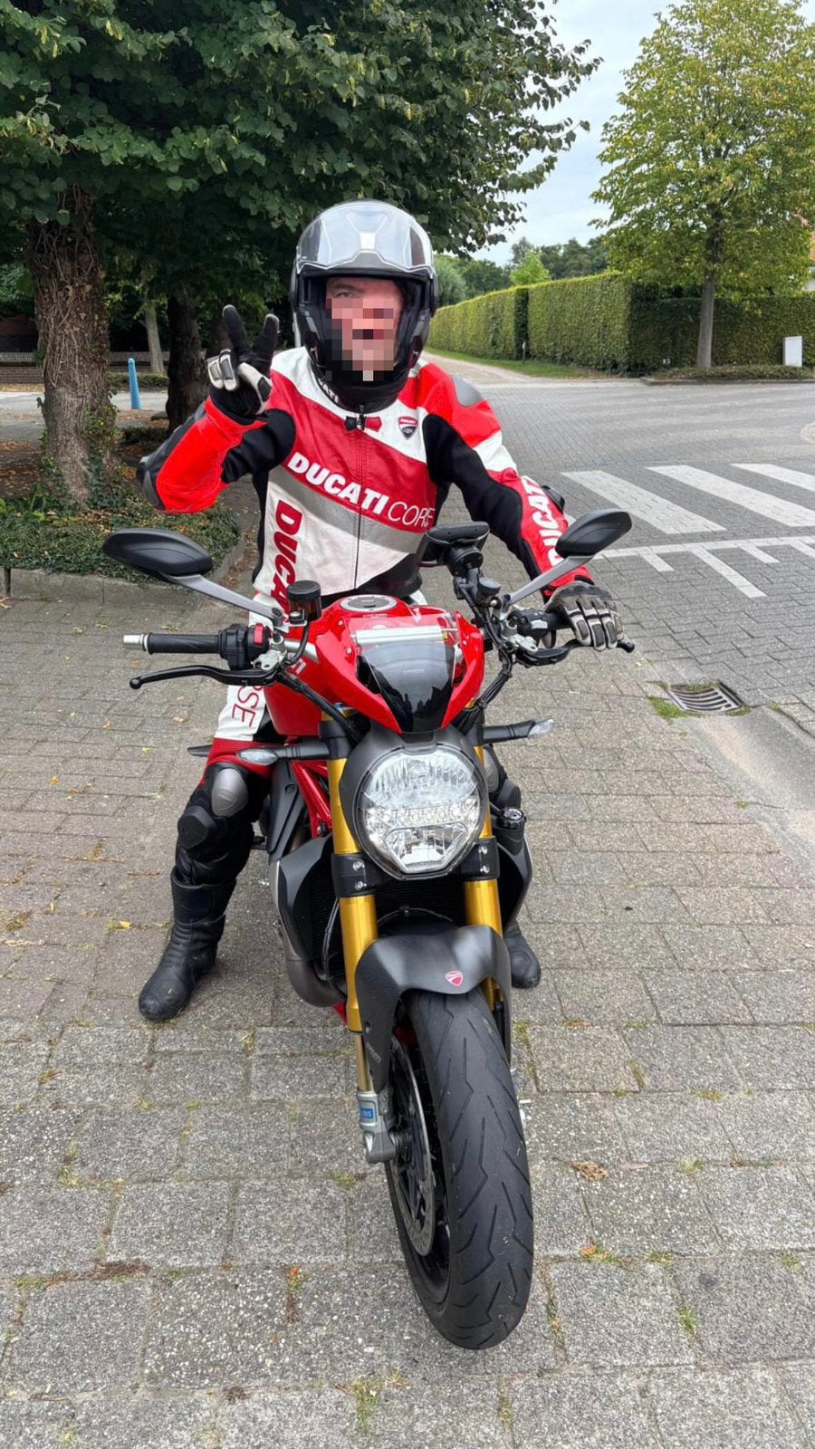 Ducati race suit motorpak K2 in zeer goede staat maat 50, Ophalen, Tweedehands, Heren, Combipak