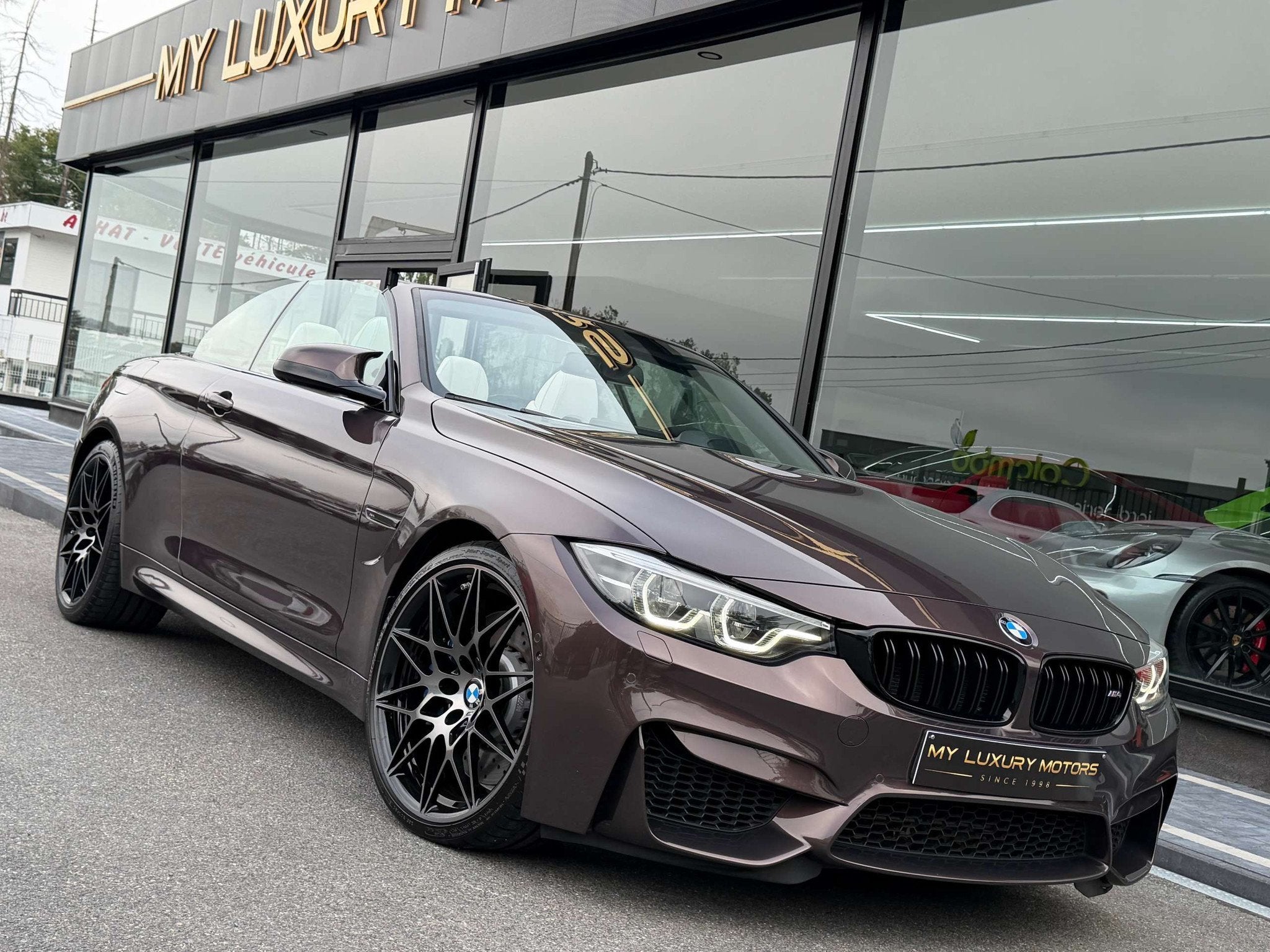 BMW M4 CABRIO | 3.0 COMPETITION 450 CV INDIVIDUAL | CUIR MER, Auto's, Automaat, 4 zetels, Gebruikt, Euro 6