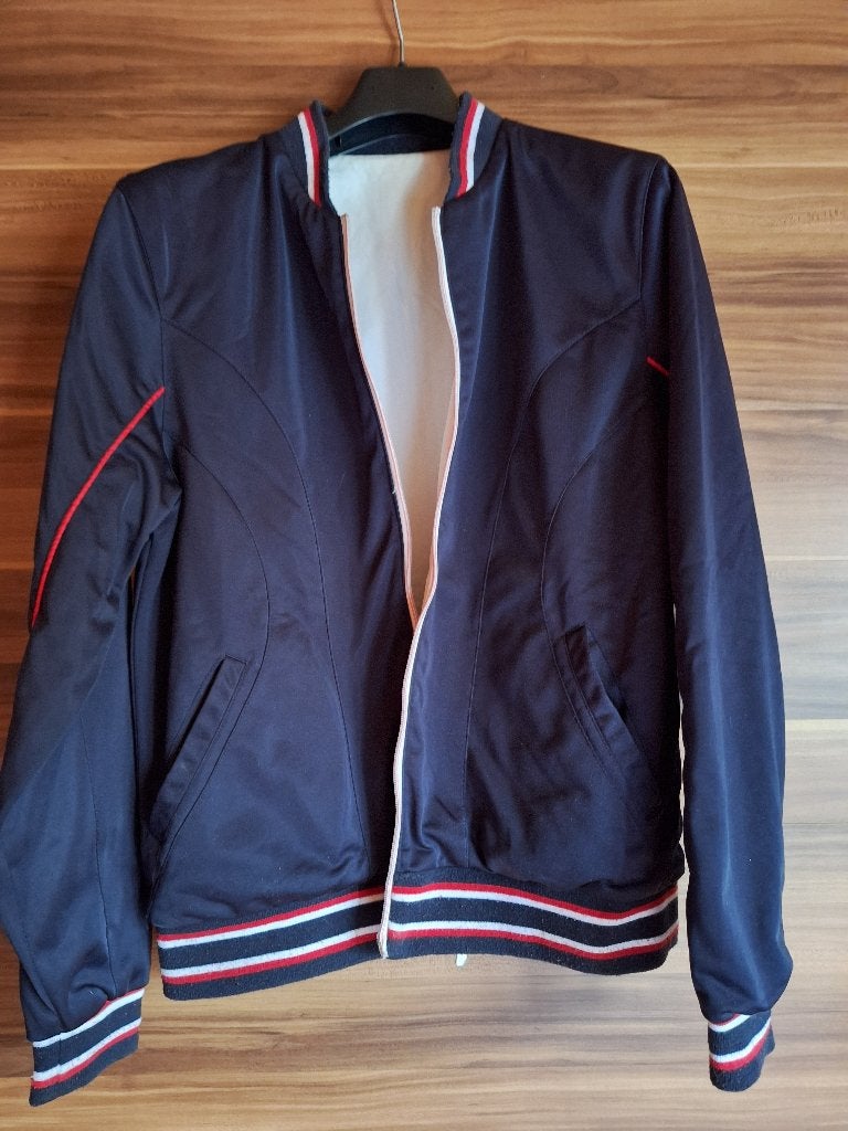 Bomberjack zomervest - Zara men, Kleding | Heren, Maat 52/54 (L), Wit, Ophalen of Verzenden, Zo goed als nieuw