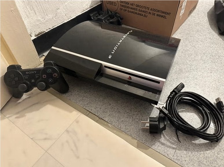 Playstation 3, Games en Spelcomputers, Spelcomputers | Sony PlayStation 3, Ophalen, Gebruikt, Met 1 controller, Phat
