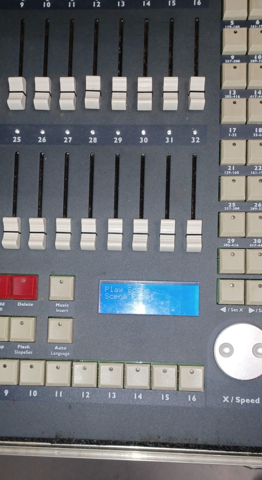 Console Showtec showdesigner 1024 dmx, Enlèvement, Utilisé, Lumières, Commande sonore