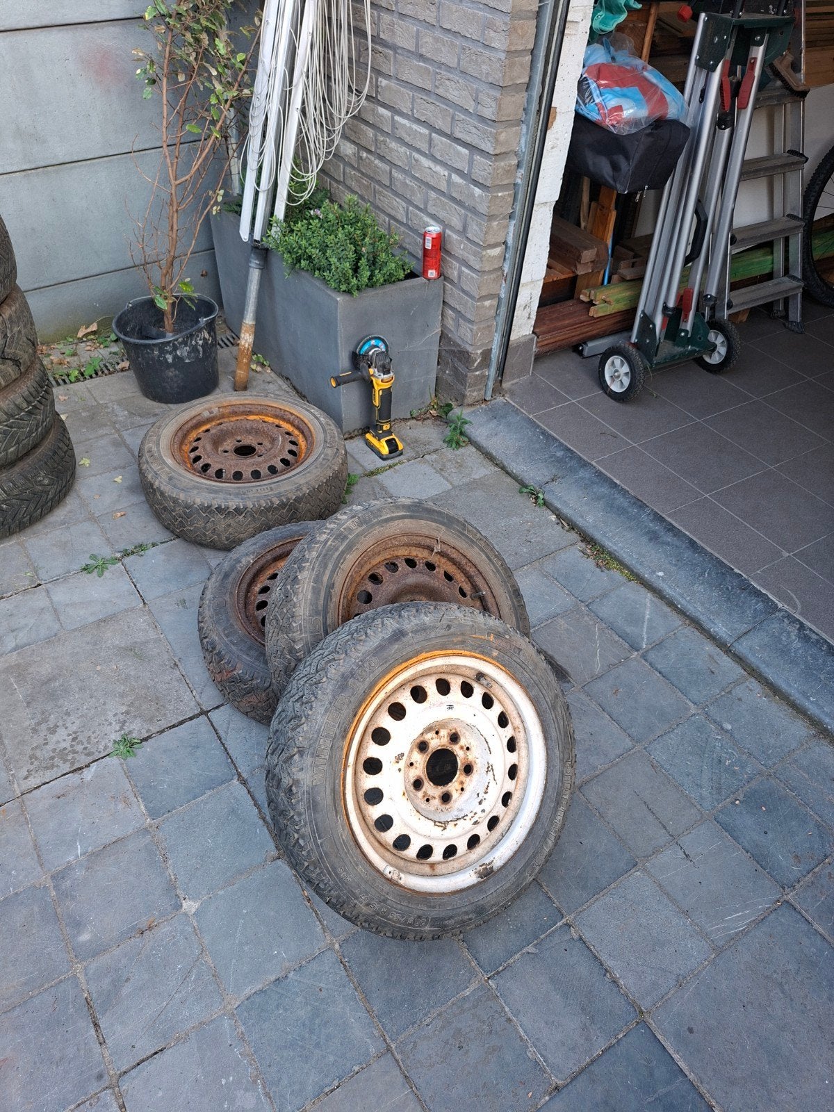 4 wielen voor cross, Auto-onderdelen, Banden en Velgen, Ophalen, Band(en)