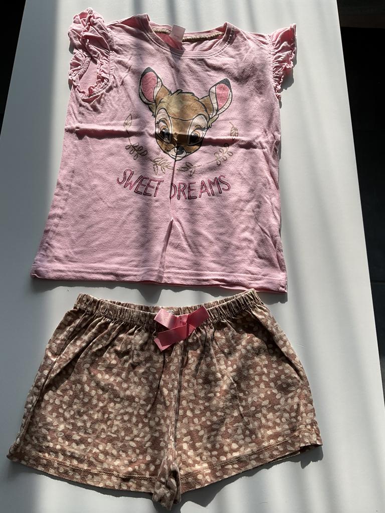 4 zomerpyjama’s meisjes Disney - L.O.L. (maat 128/134), Ophalen of Verzenden, Zo goed als nieuw