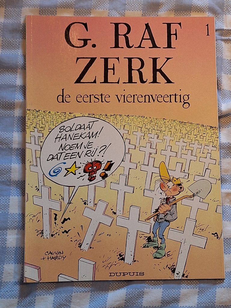 G. Raf Zerk 1: de eerste vierenveertig, Boeken, Eén stripboek, Ophalen of Verzenden, Zo goed als nieuw