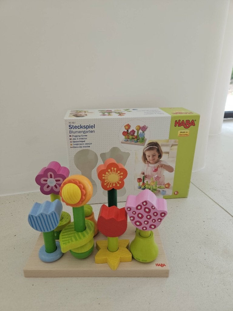 Haba bloementuin houten spel mooi en, Ophalen, Zo goed als nieuw, Overige typen
