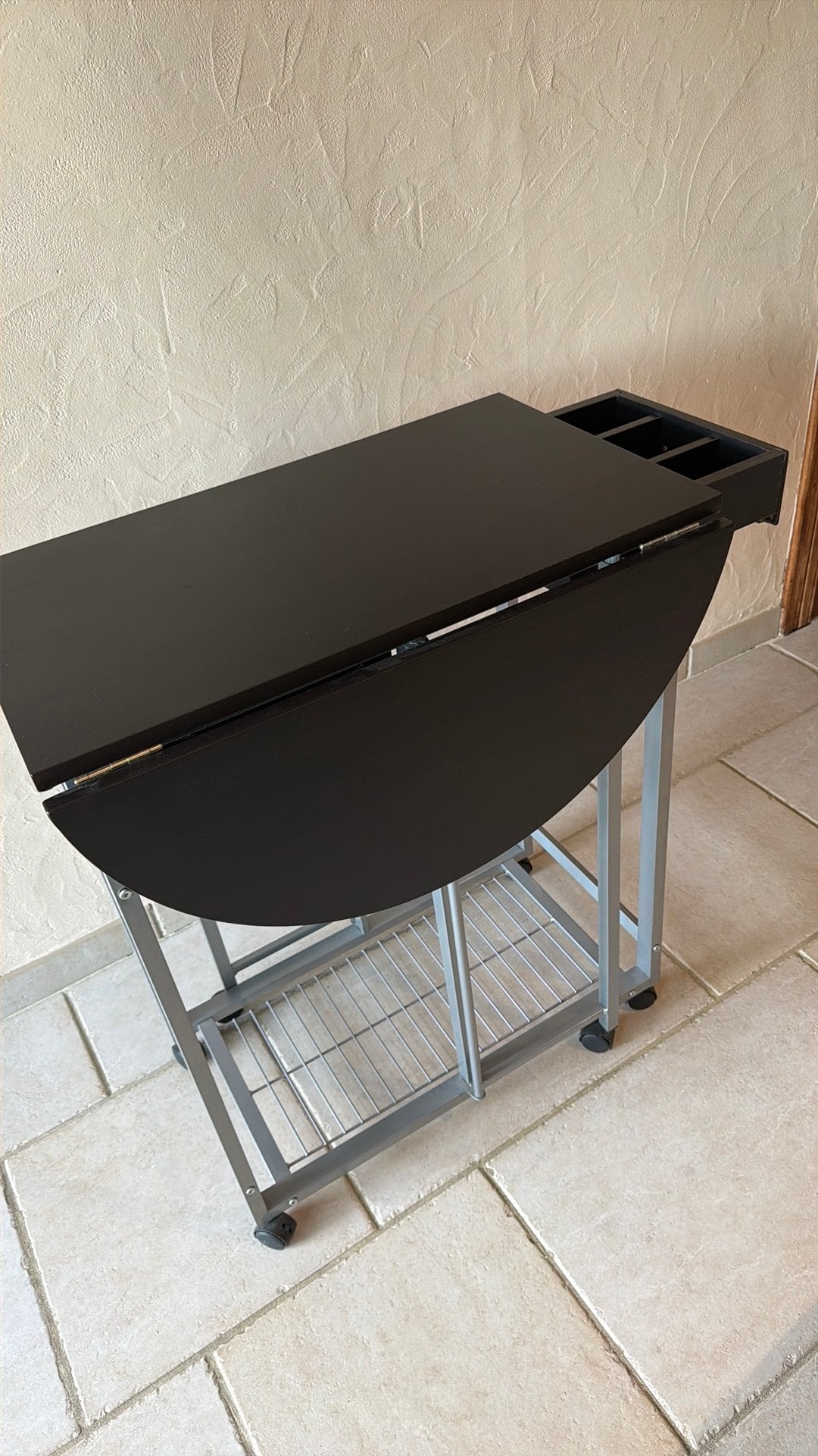 Table d appoint pliante, Maison & Meubles, Tables | Tables d'appoint, Enlèvement, Utilisé, Ovale, Bois