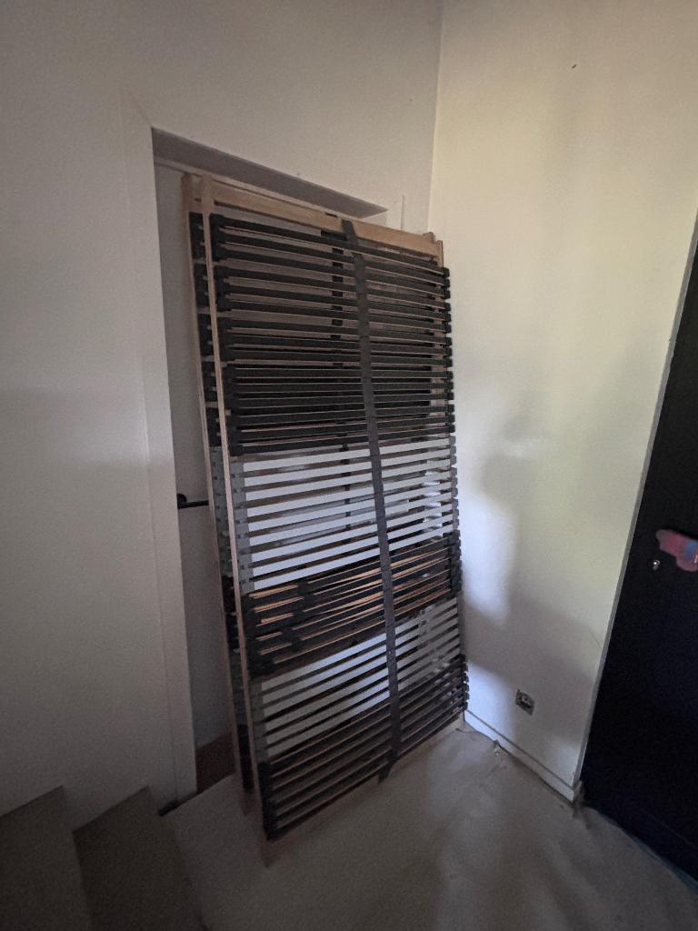 Lattenbodem, Huis en Inrichting, Slaapkamer | Matrassen en Bedbodems, Ophalen, 90 cm, Eenpersoons, Zo goed als nieuw