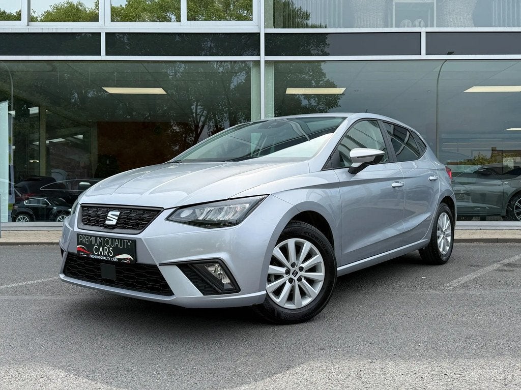 SEAT Ibiza CARPLAY / SENSOREN / CRUISECONTROL / LED / AIRCO, Stof, Gebruikt, Bluetooth, https://public.car-pass.be/vhr/55c35143-77ae-4538-b3ff-8b769dc388c6