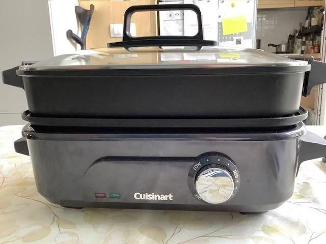 Multicooker Cuisinart GRMC3E Q177a, Ophalen, Vaatwasmachinebestendig, Zo goed als nieuw