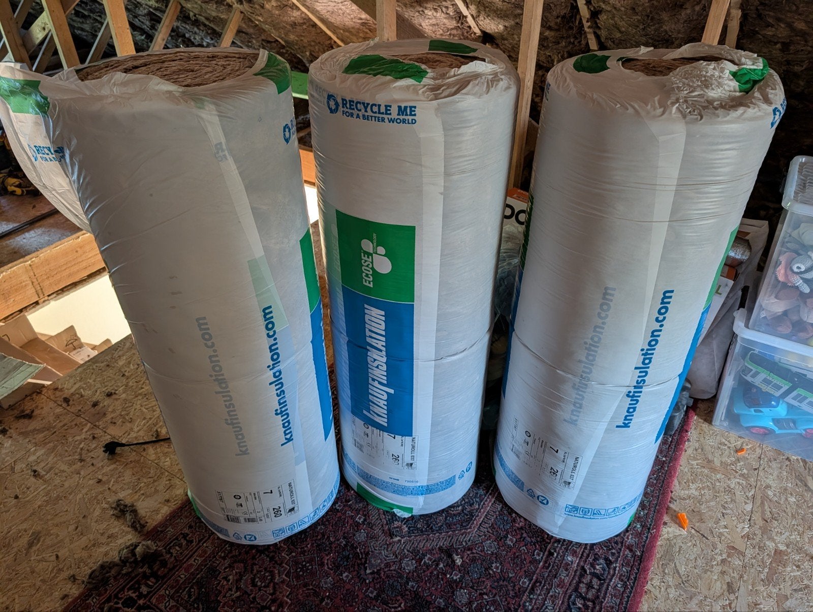 Knauf naturol 037 260 MM RD 7, Doe-het-zelf en Bouw, Isolatie en Afdichting, Ophalen, Glaswol