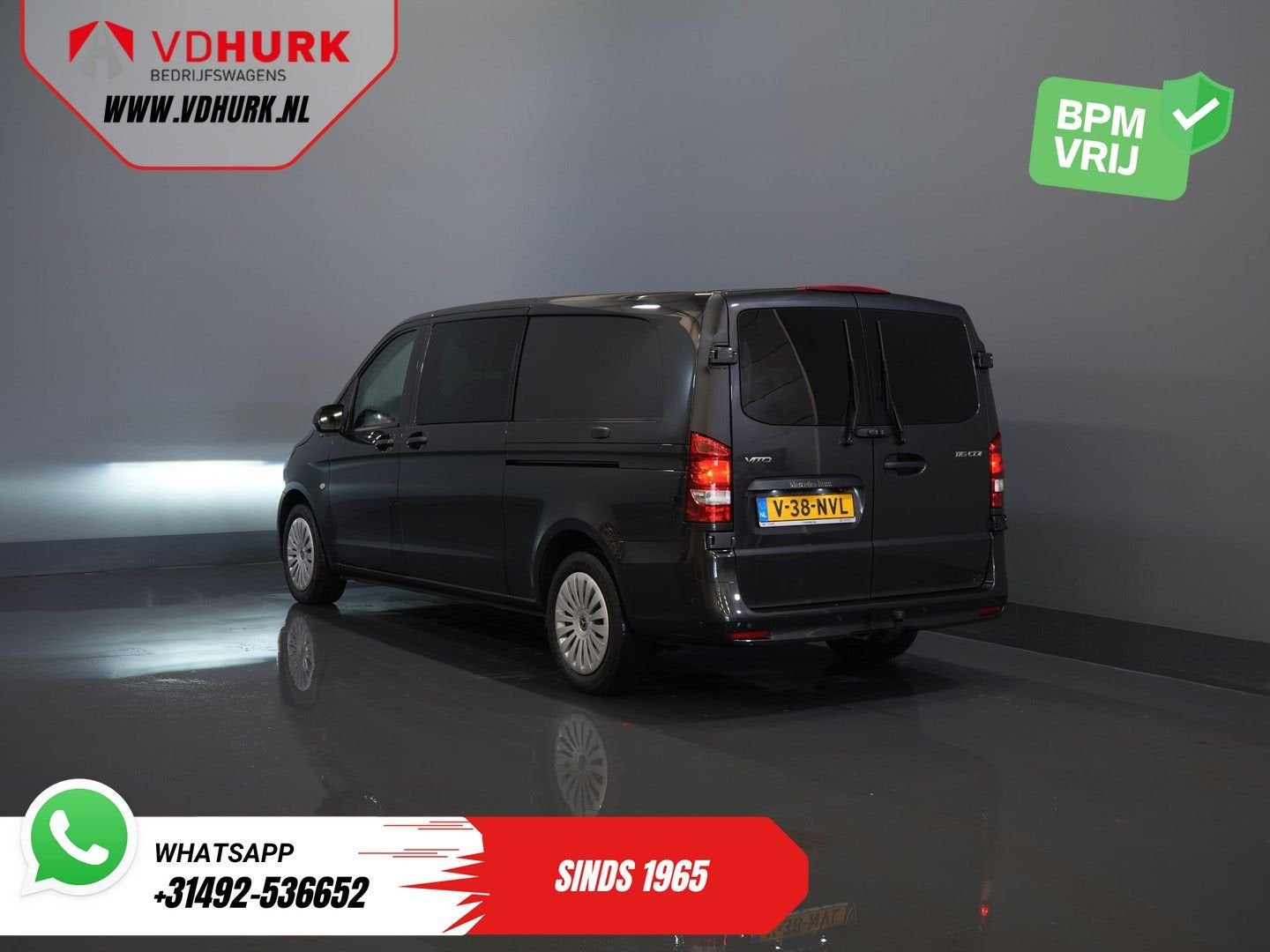 Mercedes-Benz Vito 116 CDI Aut. L3 DC Dubbel Cabine BPM VRIJ, Automaat, Parkeersensor, Mercedes-Benz, Bedrijf