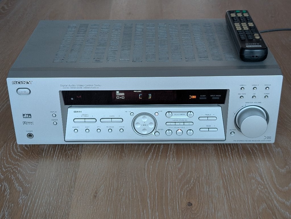 Sony Versterker/Receiver STR-K740P, Audio, Tv en Foto, Ophalen of Verzenden, 60 tot 120 watt, Sony