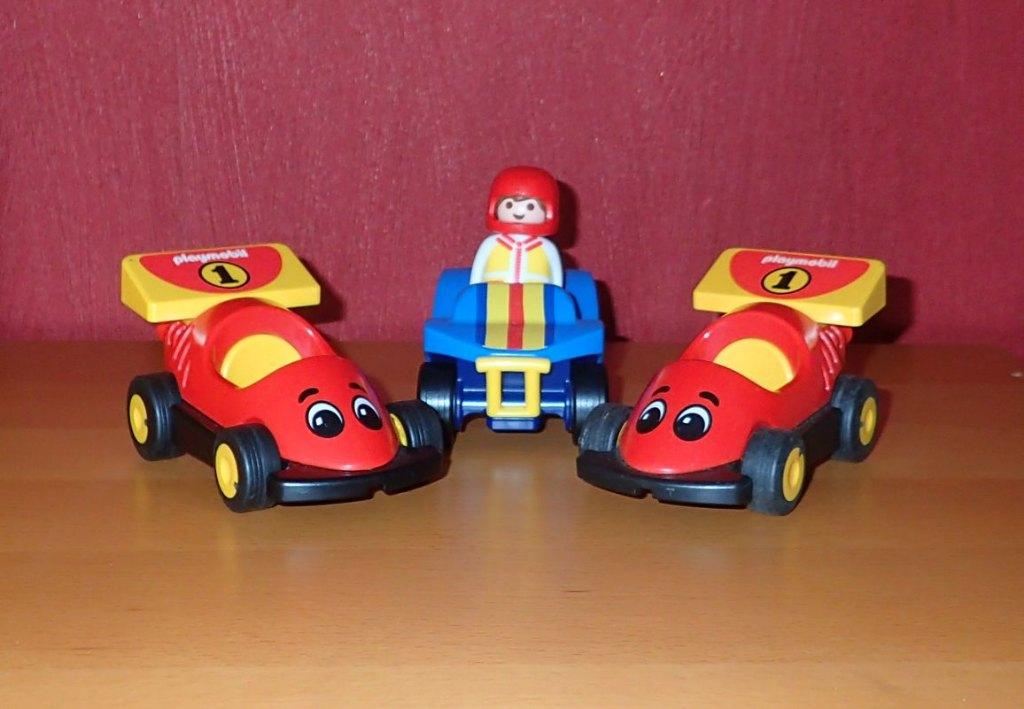 Playmobil 123 quad en racewagens, Kinderen en Baby's, Speelgoed | Playmobil, Ophalen of Verzenden, Gebruikt