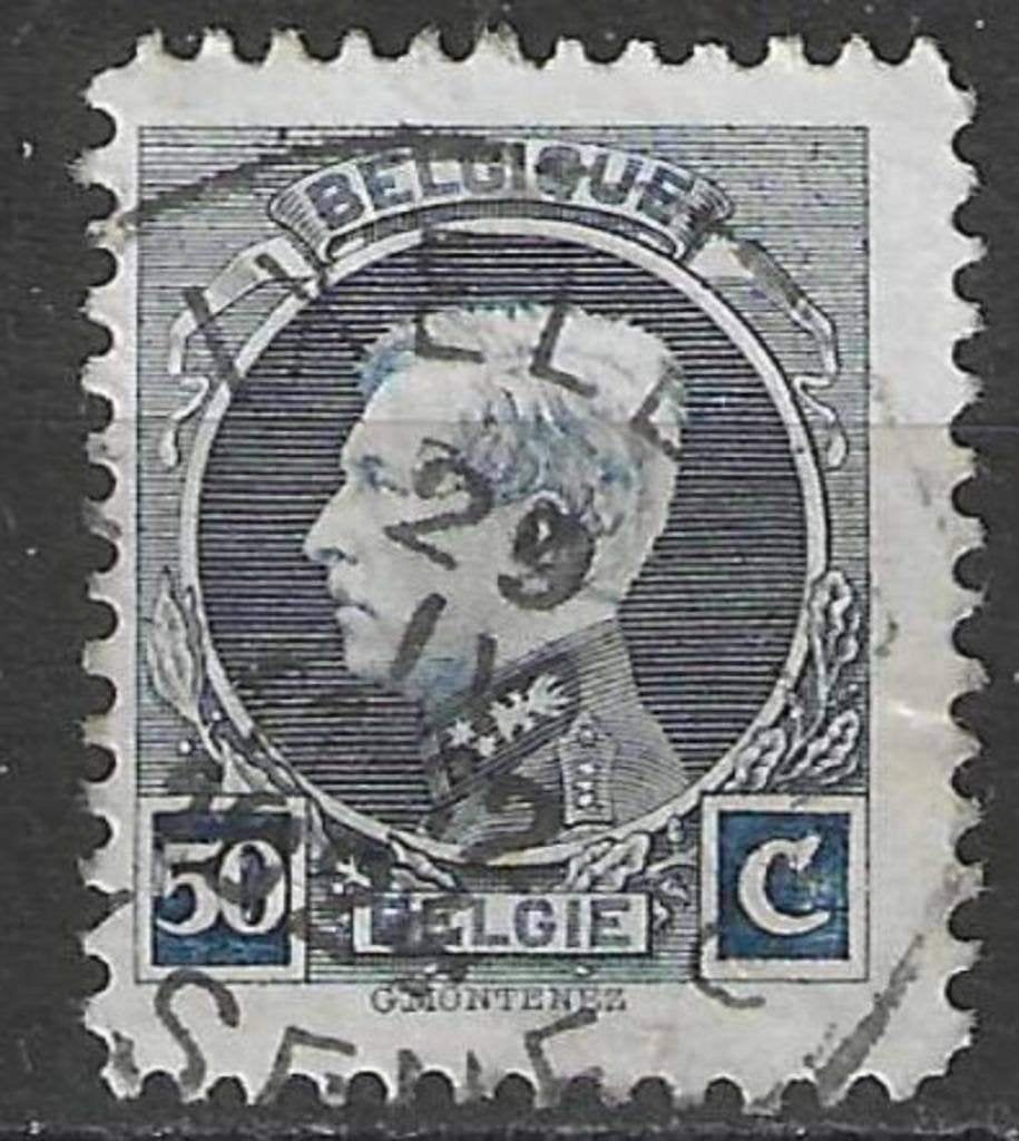 Belgie 1921/1927 - Yvert/OBP 211 - Koning Albert I (ST), Postzegels en Munten, Postzegels | Europa | België, Gestempeld, Koninklijk huis