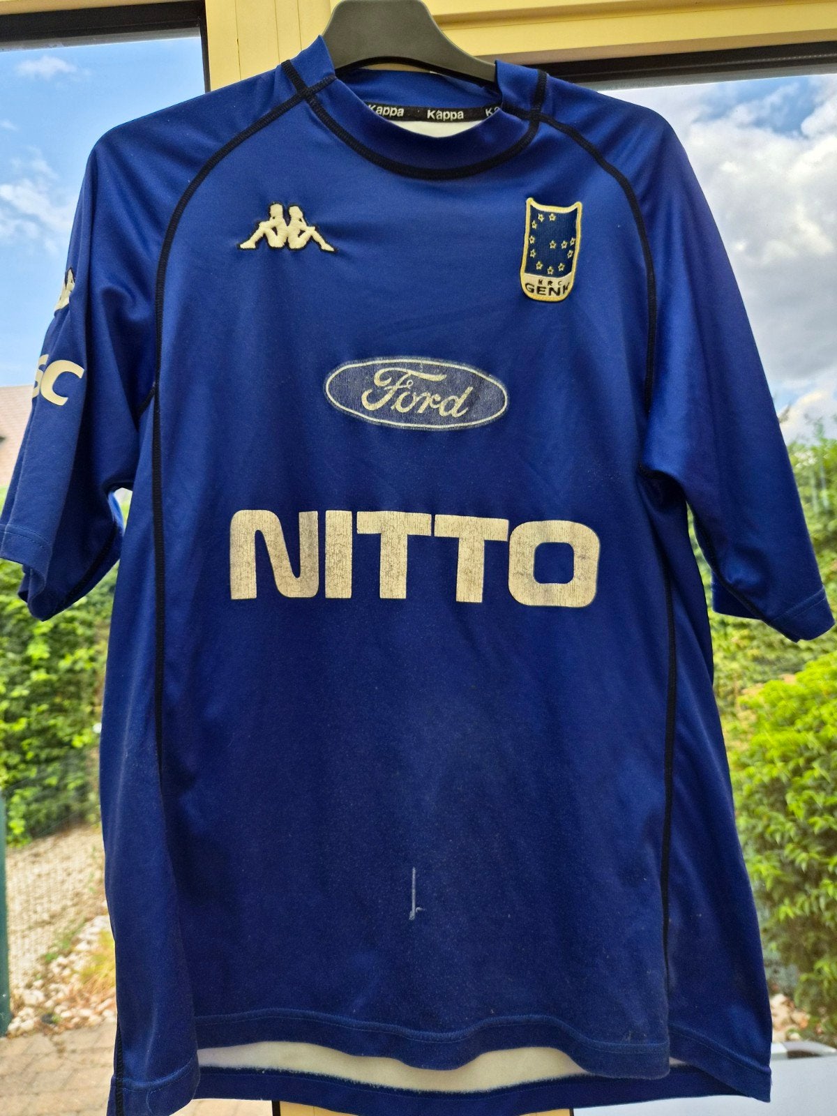krc genkshirt 2001-2002  2de landstitel, Sports & Fitness, Football, Taille XL, Enlèvement ou Envoi, Utilisé, Maillot