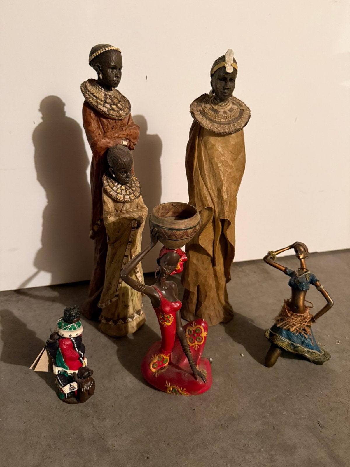 Lot de figurines décoratives de style africain / Massaï, Enlèvement ou Envoi, Comme neuf