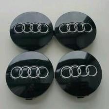 Audi velgen naafdoppen 60 mm 4b0601170 grijs of zwart, Ophalen of Verzenden, Nieuw
