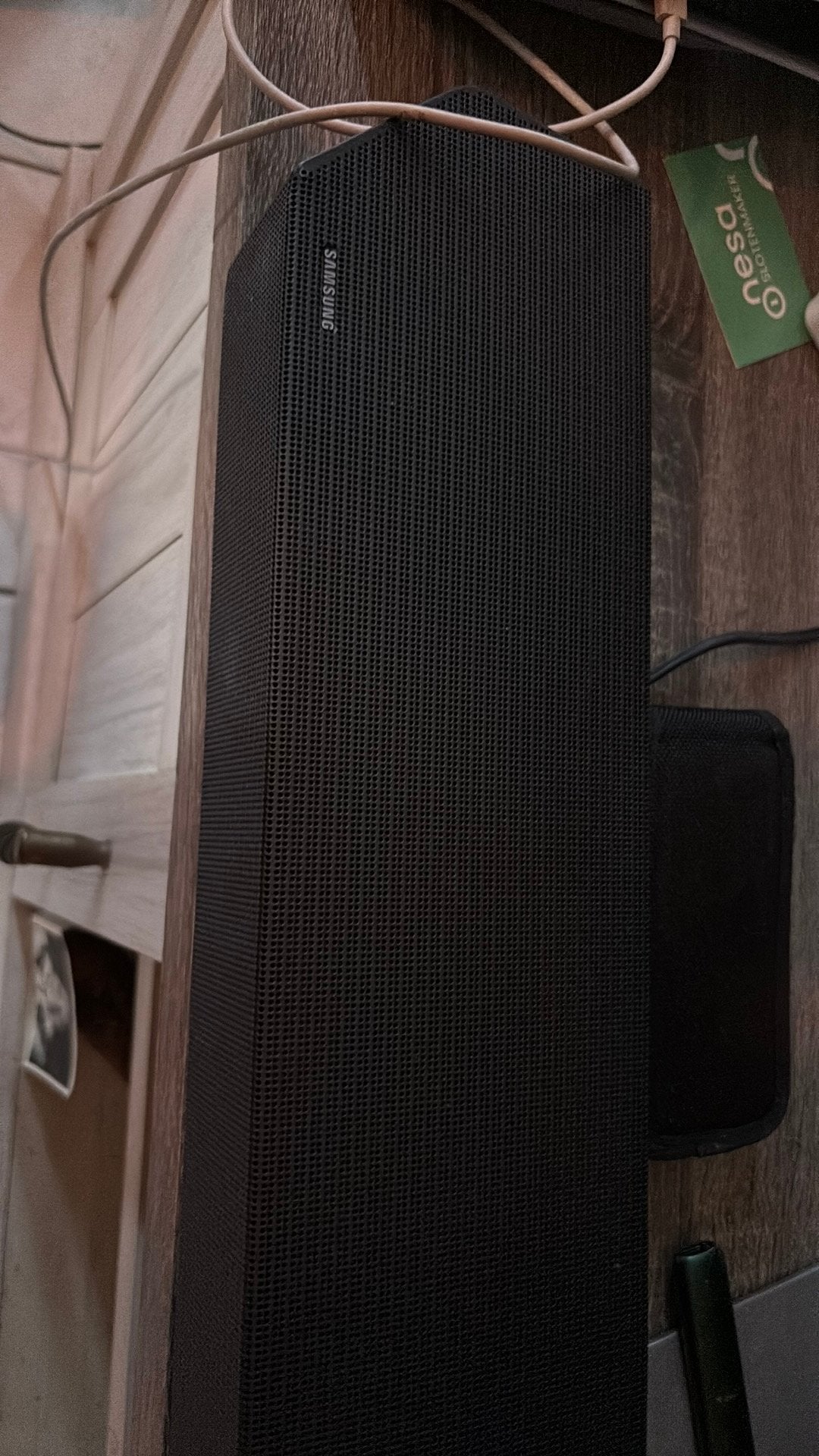 Soundbar samsung + woofer, Ophalen, Gebruikt