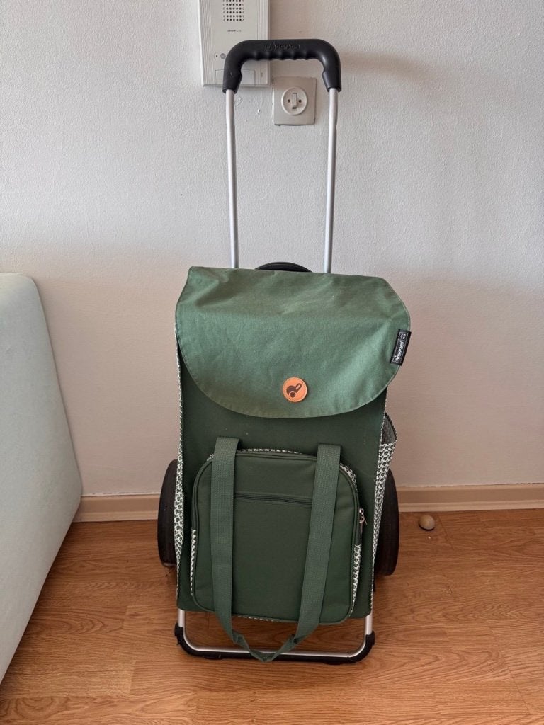 Andersen Shopper Trolley, Ophalen, Uitschuifbare handgreep, 20 tot 30 cm, Minder dan 40 cm