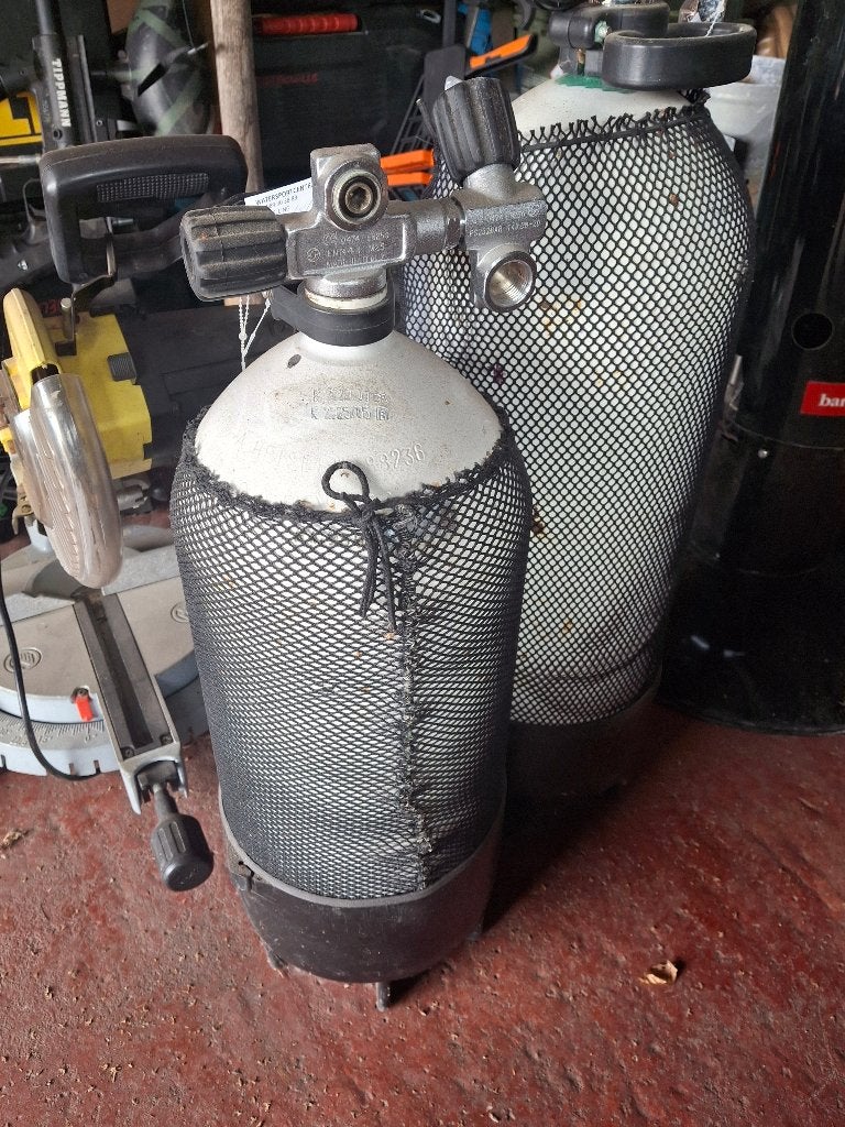 Duikfles 12l, Sports nautiques & Bateaux, Plongée, Enlèvement, Utilisé, Bouteille de plongée