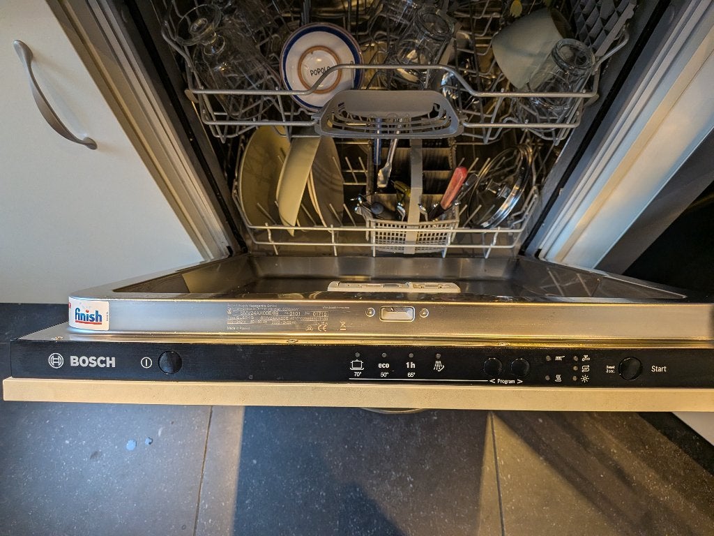 Inbouw vaatwas Bosch, Elektronische apparatuur, Ophalen, Gebruikt, Minder dan 85 cm, Inbouw