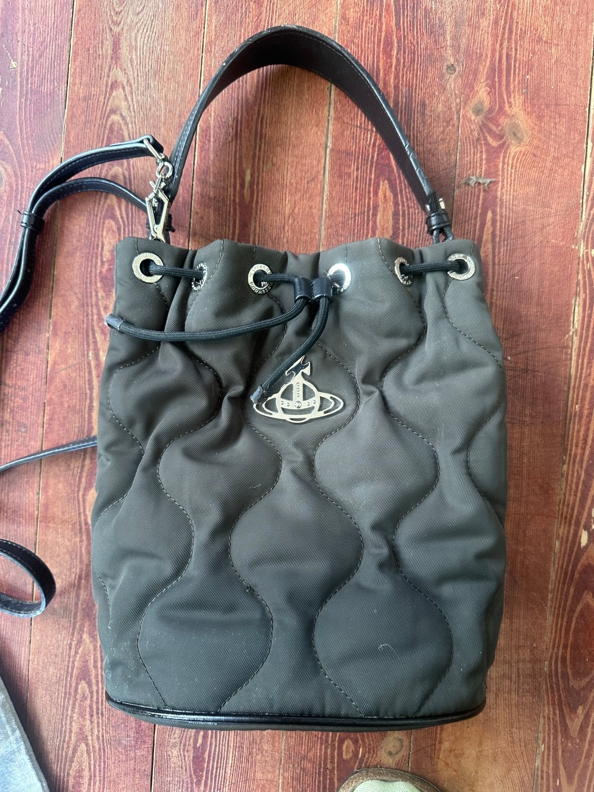 Handtas Vivienne Westwood groen, Ophalen, Zo goed als nieuw, Groen, Handtas