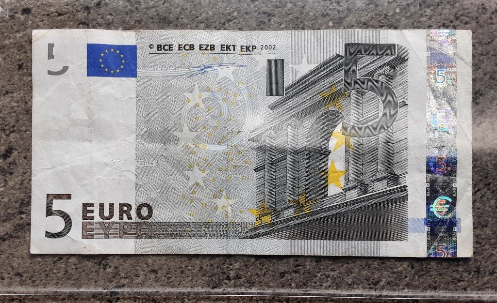 België (Z)5€ - Zeldzaam, Duisenberg (45bis), Postzegels en Munten, Bankbiljetten | België, Ophalen of Verzenden, Los biljet