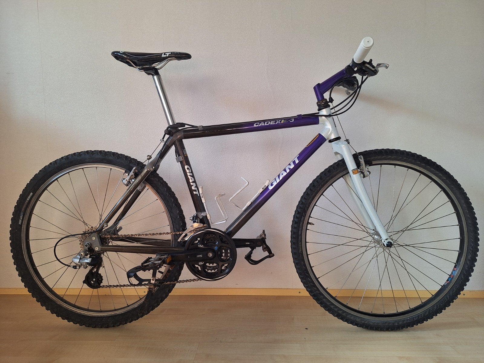 Giant Cadex 3 retro MTB met carbon frame, Vélos & Vélomoteurs, Enlèvement ou Envoi, Giant