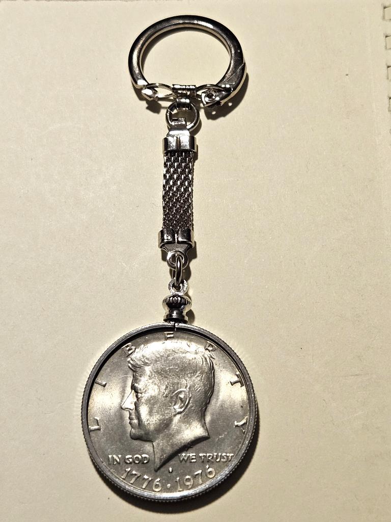 1/2 Dollar1976. John F Kennedy. Sleutelhanger., Antiek en Kunst, Ophalen