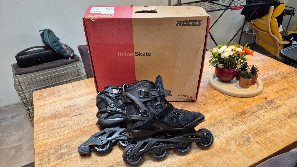 Roces skeelers, maat 46, zgan, slechts 2x gebruikt, Ophalen, Zo goed als nieuw, Inline skates 4 wielen, Heren