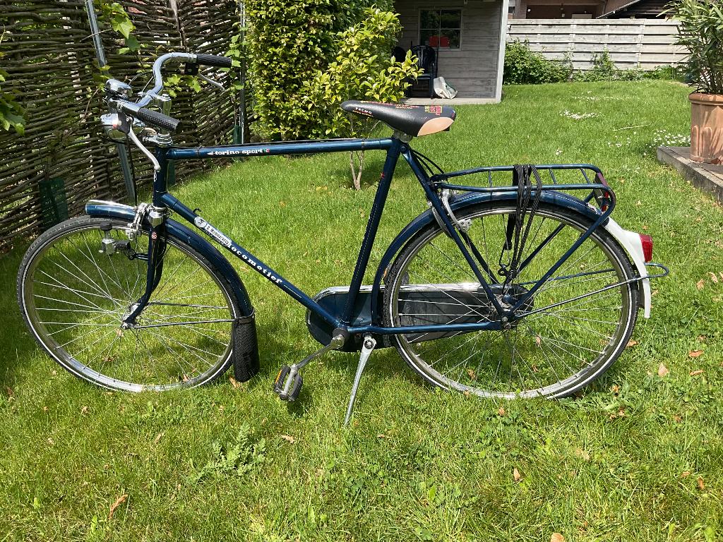 Retrofiets locomotief Torino Sport, Fietsen en Brommers, Ophalen, Locomotief Amsterdam, Jaren '60 of nieuwer, Velgrem