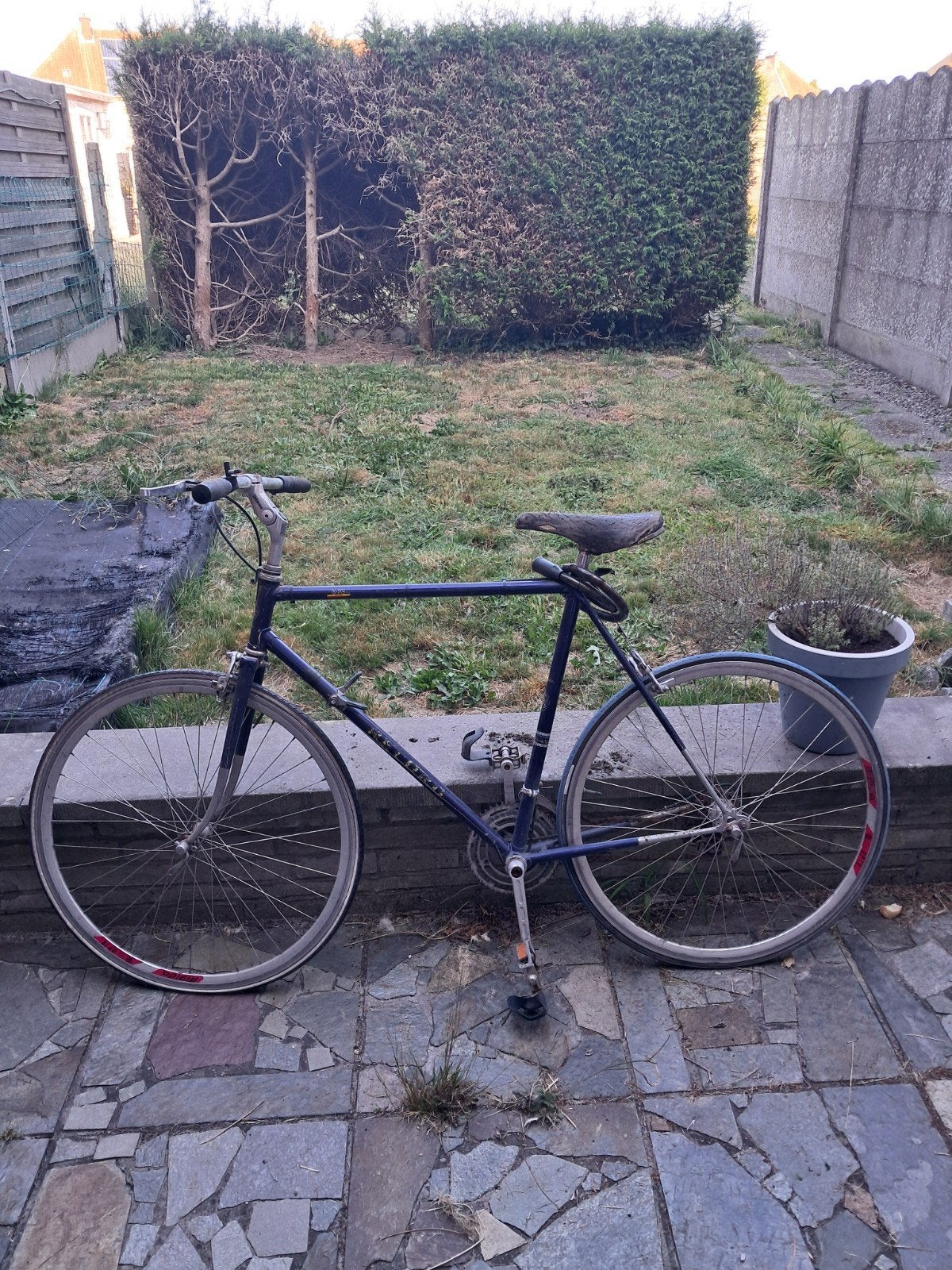 oude fiets, Ophalen