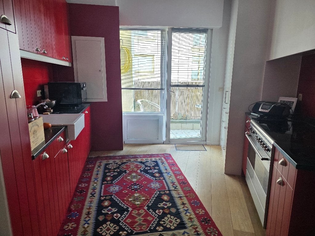 Cuisine - Meubles + électro-ménager (piano SMEG), Elektronische apparatuur, Ophalen, Gebruikt, Tussenbouw, Elektrisch