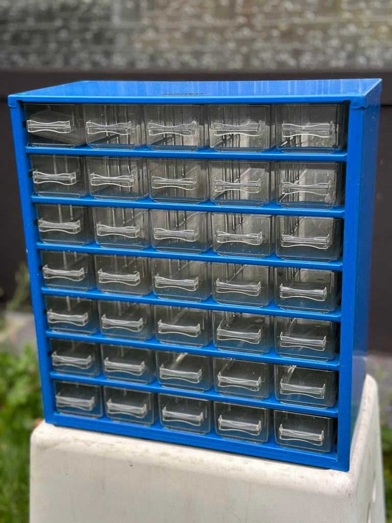 Ladenkastje metaal/kunststof voor kleine materialen, Enlèvement, Utilisé