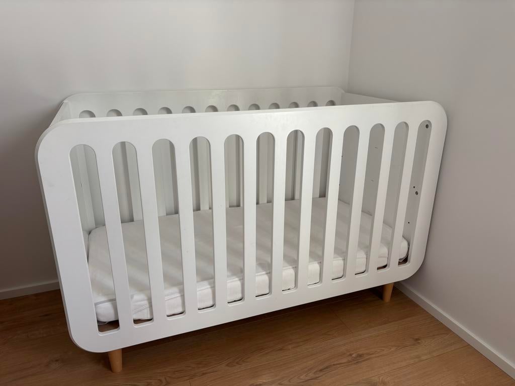 Lit bébé Quax Loft 120x60, Matelas, Moins de 70 cm, Comme neuf, Enlèvement