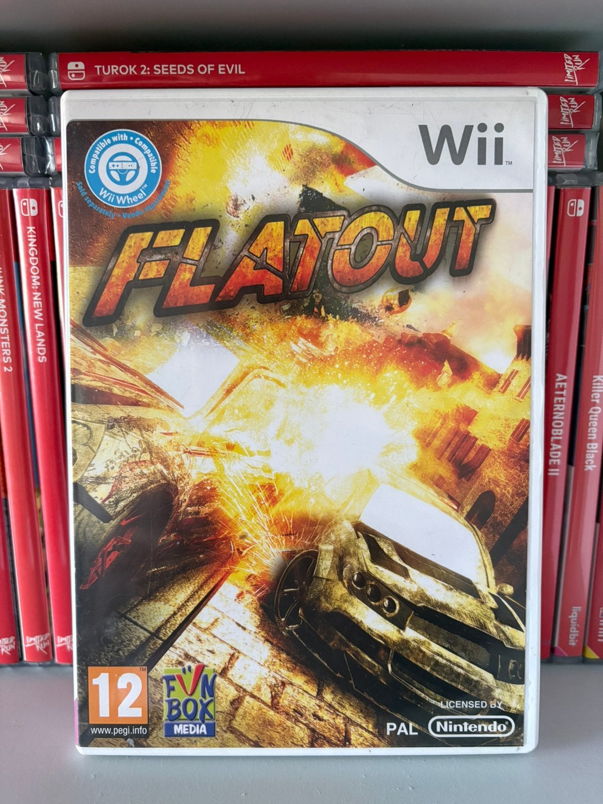 Flatout (Wii), Ophalen of Verzenden, Zo goed als nieuw