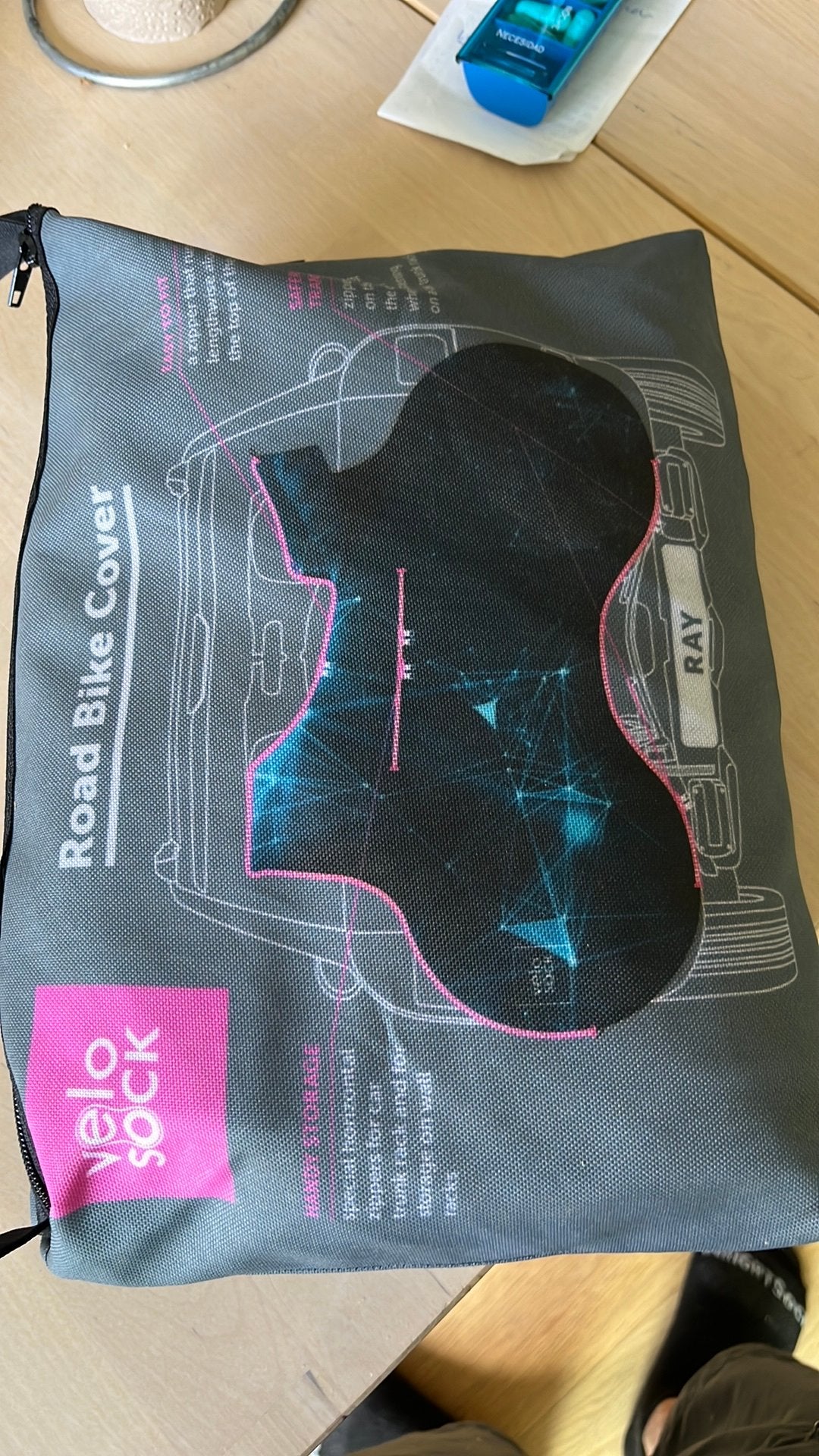 VELOSOCK Ray fietshoes – racefiets / TT / gravel – als nieuw, Fietsen en Brommers, Ophalen, Zo goed als nieuw
