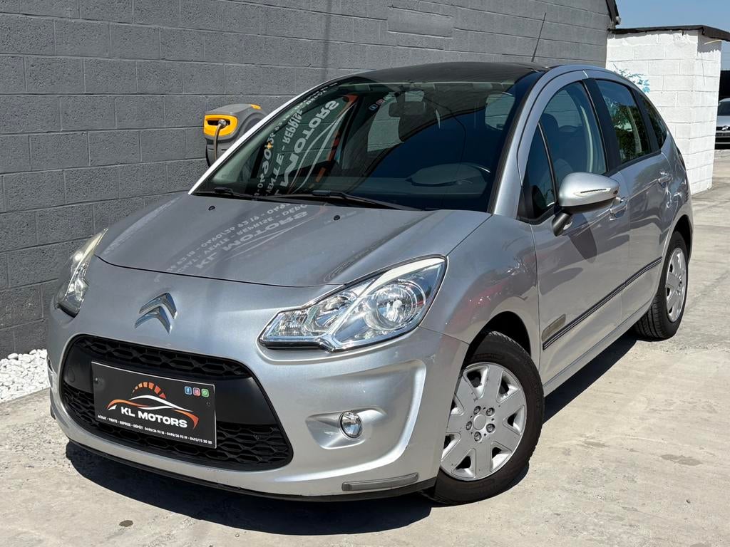 CITROËN C3 EXCLUSIVE 1.6HDI 92CV 2010 190 000KM CARPASS, Voorwielaandrijving, Euro 5, Stof, Zwart