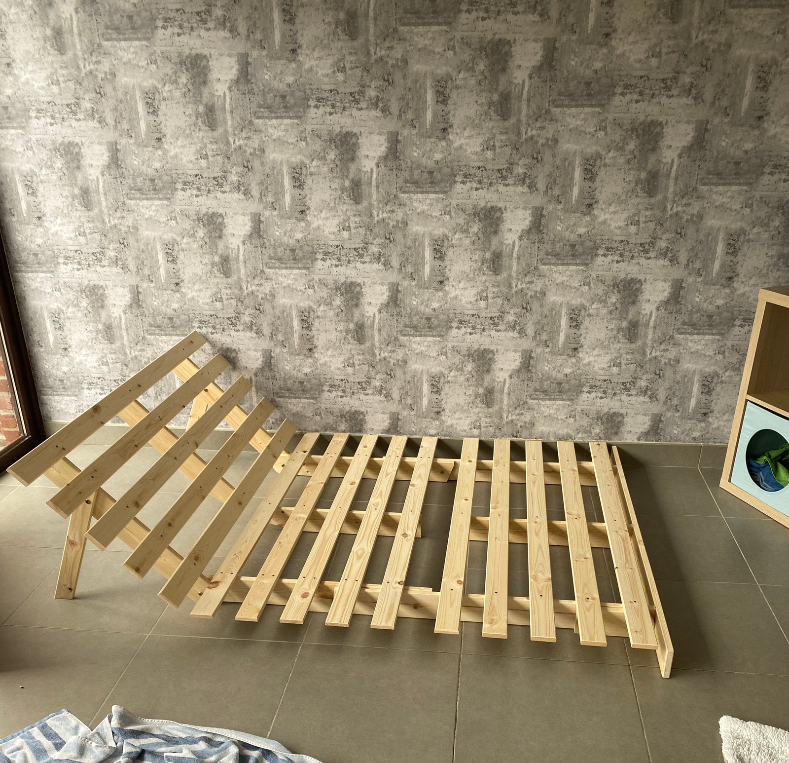Zetelbed Karup 140cm, Huis en Inrichting, Ophalen, Gebruikt
