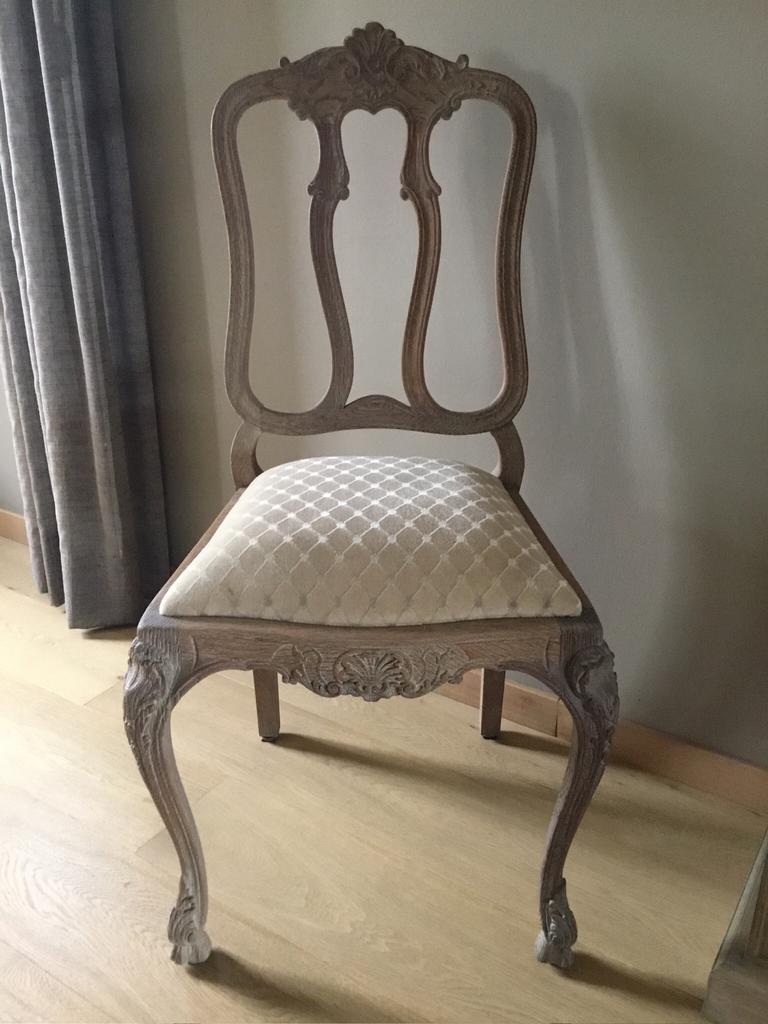 6 stoelen + tafel, Ophalen of Verzenden