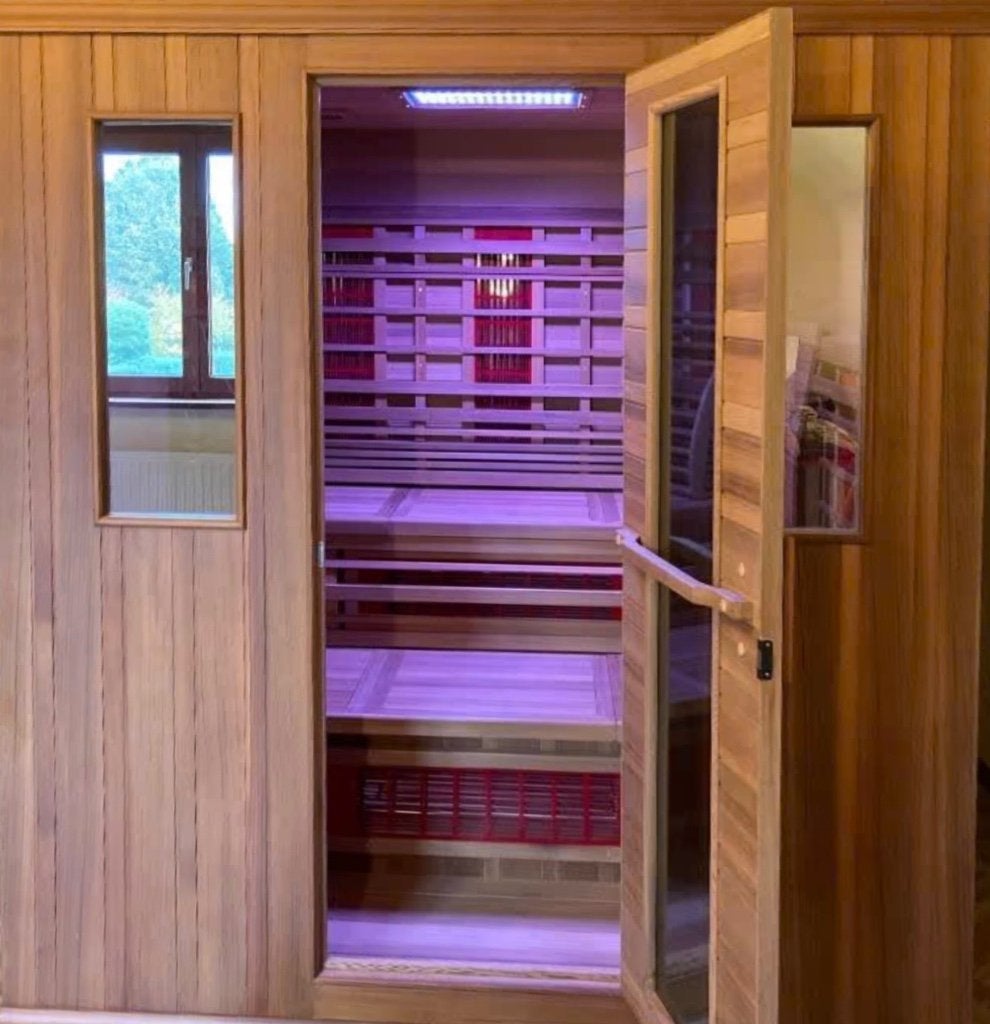 Health Mate infrarood cabine, Sports & Fitness, Enlèvement, Comme neuf, Infrarouge, Sauna complet