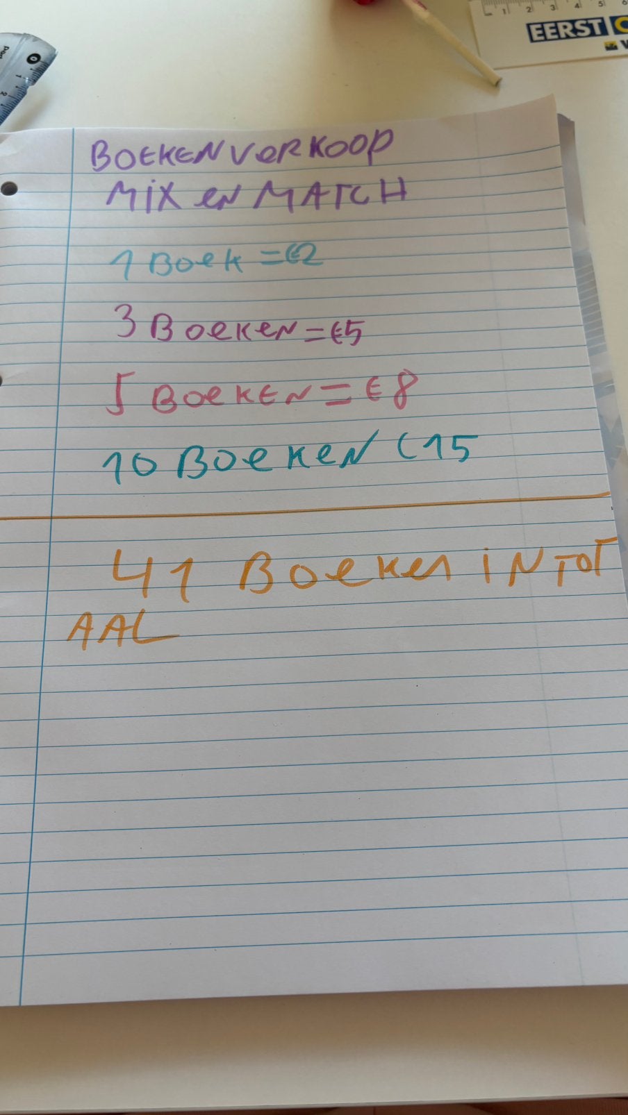 2de hands boeken, Ophalen, Zo goed als nieuw