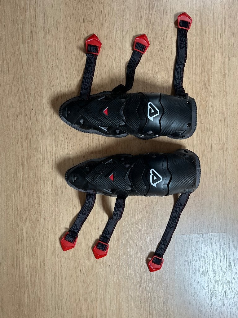 Kniebeschermers Acerbis Impact EVO 3.0 Cross, Ophalen, Tweedehands, Heren, Motorcrosskleding