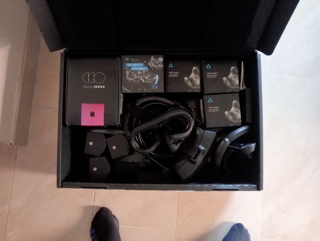 Valve Volledige VR-index + volledige lichaamstracking, Games en Spelcomputers, Ophalen of Verzenden, Gebruikt, VR-bril, Pc